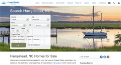 Desktop Screenshot of homesforsalehampsteadnc.com